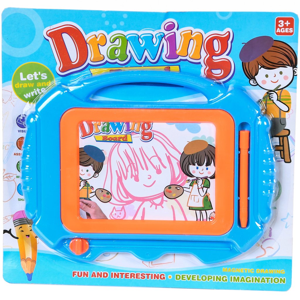 Lousa Mágica Infantil Funny Magnetic 28x18x2 Azul