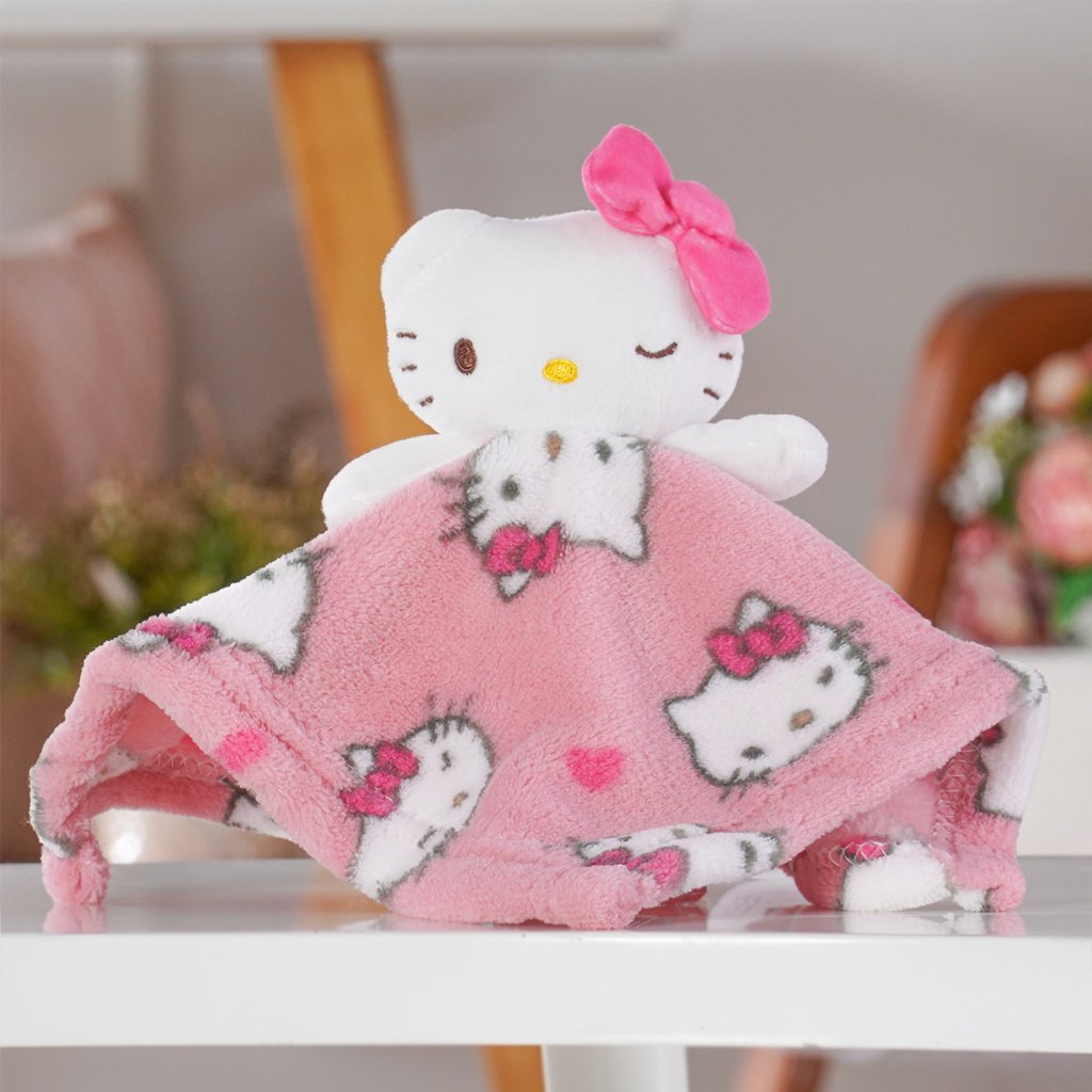 Naninha na Caixinha Turma da Hello Kitty 25x25cm - Hello Kitty Pink