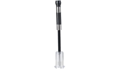 saca rolhas pressao automatico a gas para vinho preto aberto