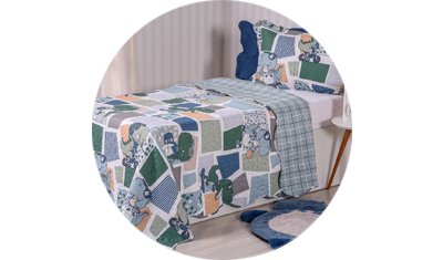 cobre leito infantil dino radical