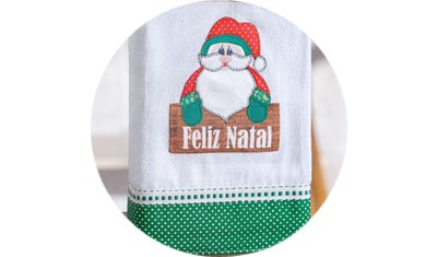pano copa patchwork natalino feliz natal