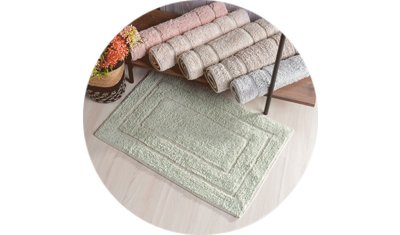 tapete de banheiro 100 algodao 50x80cm todas