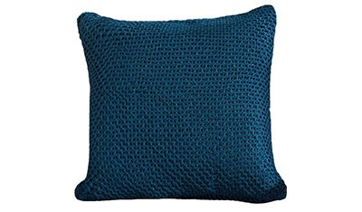 capa de almofada atacama new decotiva 45x45cm azul cobalto acabamento