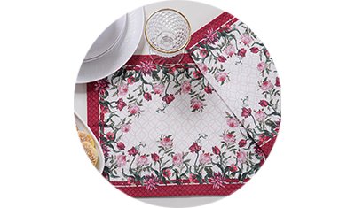 jogo 2 americano facile 30x40cm flowers estampa