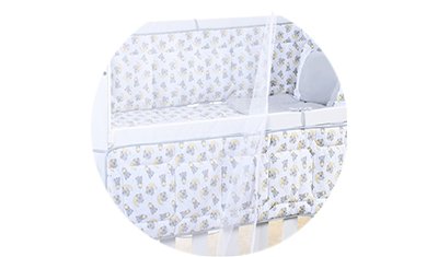 kit berco baby 8 pecas malha 100 algodao antialergico soninho cinza protecao