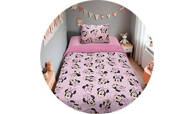 edredom solteiro disney malha 100 algodao big minnie rosa perto