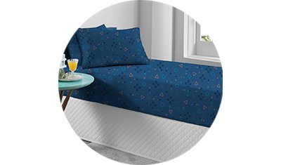 fronha avulsa doce vida kids 48x68cm malha 70 algodao 30 poliester game blue acabamentos
