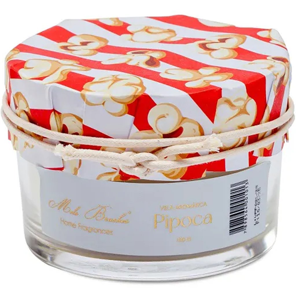 Vela Aromática Perfumada Mels Brushes 100g - Pipoca