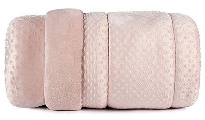 edredom solteiro blend sense pop up 150x230cm rosa perto detalhe