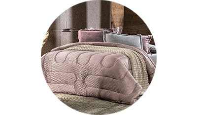 edredom solteiro blend sense pop up 150x230cm rosa completo